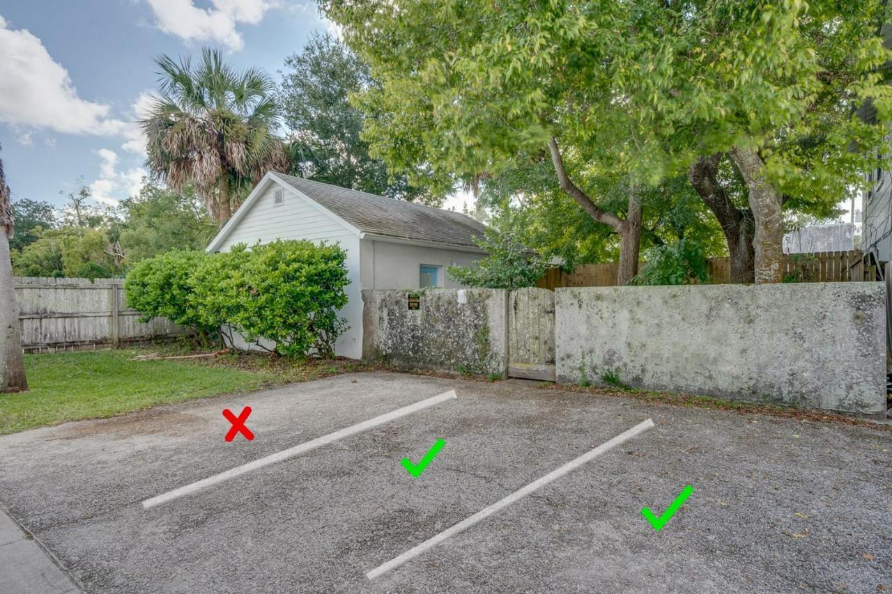 Updated Early 1900S 2Br Cottage Walking Distance To Downtown With Onsite Parking Saint Augustine Eksteriør billede